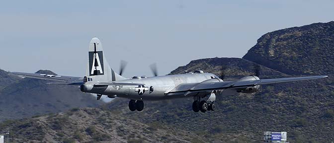 Boeing B-29 Superfortress N529B Fifi, Deer Valley, February 26, 2015